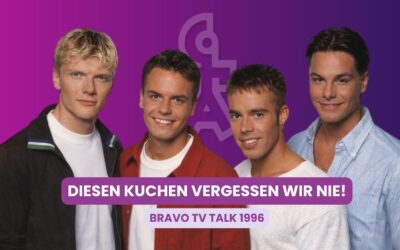 Geburtstagskuchen für Bastiaan Ragas: süße Überraschung von Heike Makatsch am 30.06.1996!