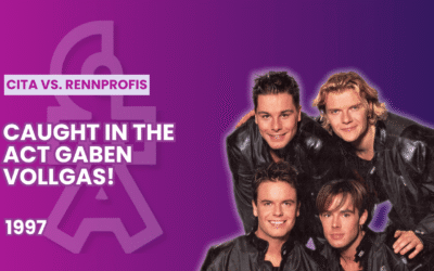 Rasantes Kartrennen mit CITA bei Schreinemarkers TV 1997!