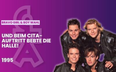 BRAVO Girl and Boy Wahl 1995: Sexy Auftritt von CITA!