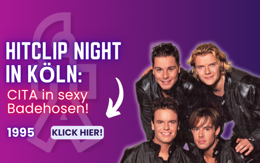 Hitclip Night 1995 in Köln: CITA in sexy Badehosen!