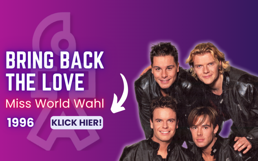 Miss World Wahl 1996: Gänsehaut-Auftritt von CITA!