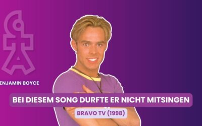 Benjamin Boyce im Studio 1998 – bei diesem Song durfte er nicht mitsingen!