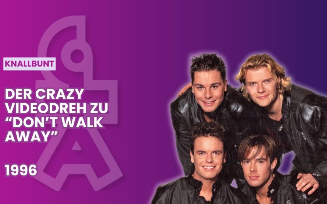 Clipdreh zu Don’t walk away: Irre Farben und ein Fiat 500!