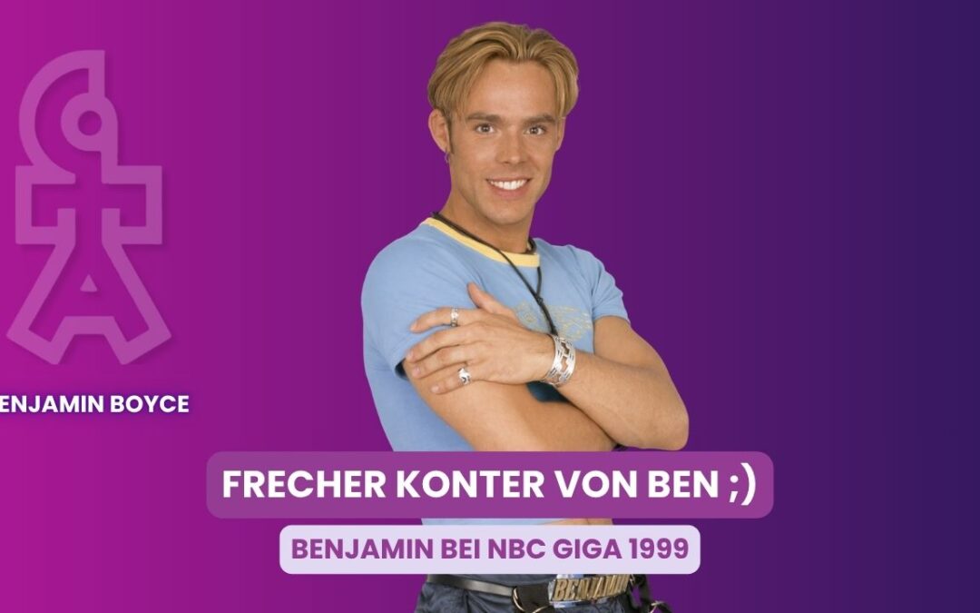 NBC Giga: So frech konterte Benjamin 1999 einem Fan!