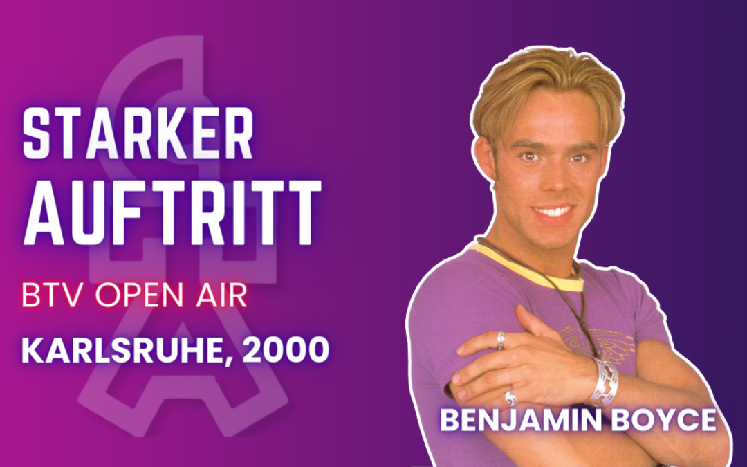 BTV Open Air 2000: Benjamin Boyce rockte Karlsruhe!