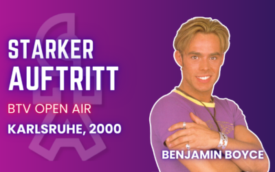 BTV Open Air 2000: Benjamin Boyce rockte Karlsruhe!