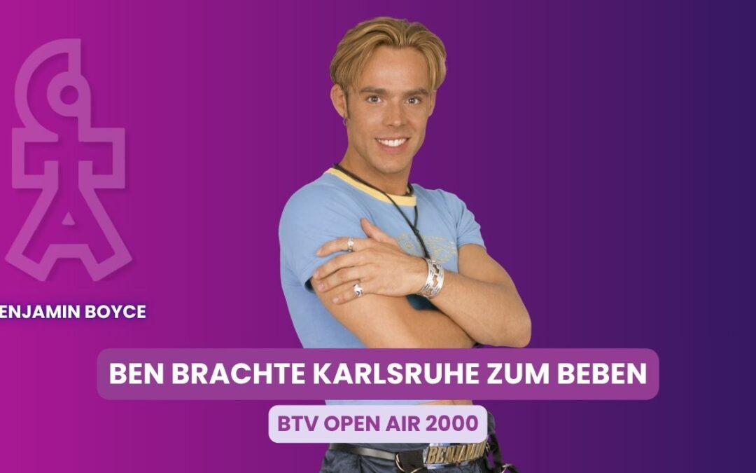 BTV Open Air 2000: Benjamin Boyce rockte Karlsruhe!