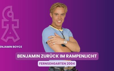 Fernsehgarten 2004: Benjamin Boyce begeistert Andrea Kiewel!