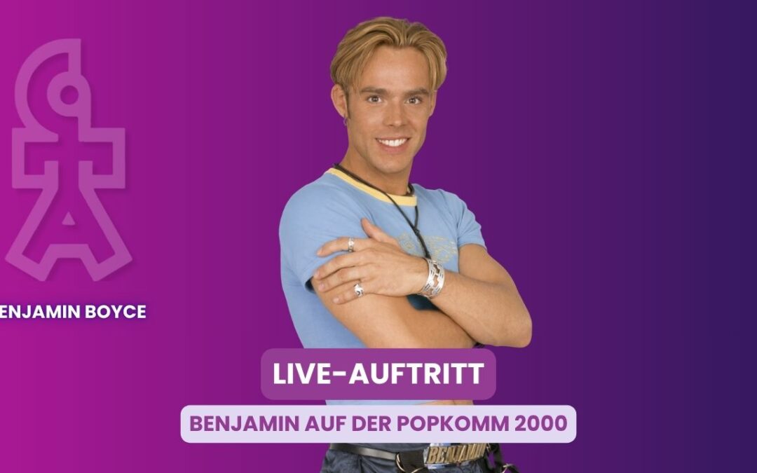 Popkomm 2000: Diese beiden neuen Songs sang Ben auf der Musikmesse!