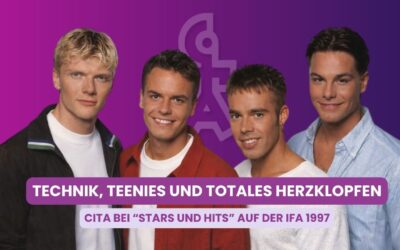 Stars und Hits: CITA mit „Babe“ auf der IFA 1997