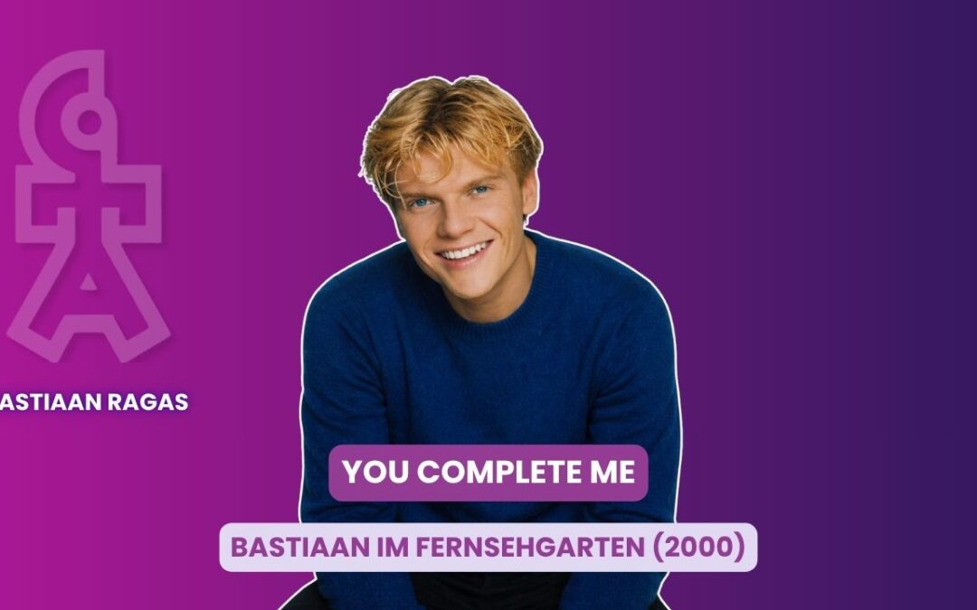 You complete me: Bastiaan im Fernsehgarten 2000