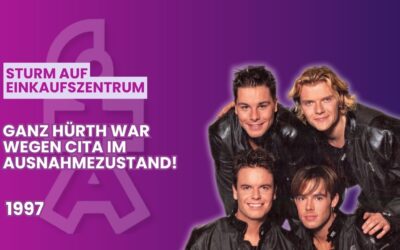 Autogrammstunde in Hürth 1997: CITA-Fans stürmten Einkaufszentrum!