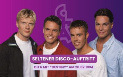 Seltene Privataufnahme: CITA mit „Destiny“ am 20.02.1994 in Holland