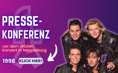 Pressekonferenz am 16.08.1998 – ab da war die Trennung amtlich!