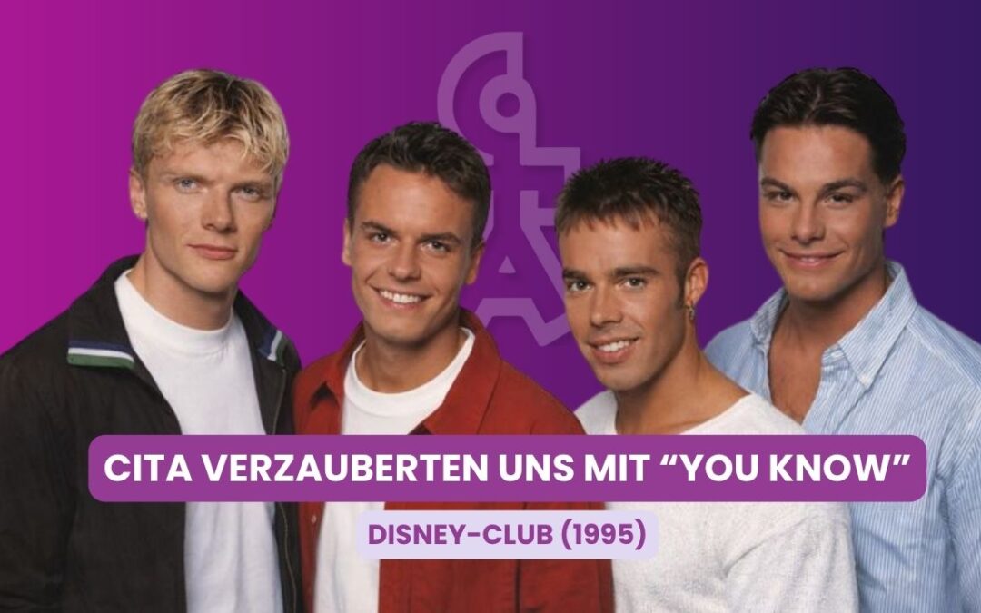 CITA im Disney Club 1995: Sexy in schwarz!
