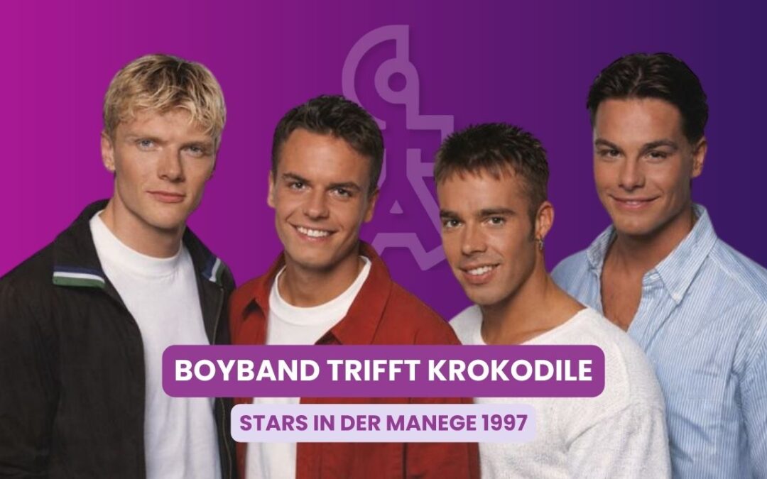 Stars in der Manege 1997: CITA stellten sich den Krokodilen!