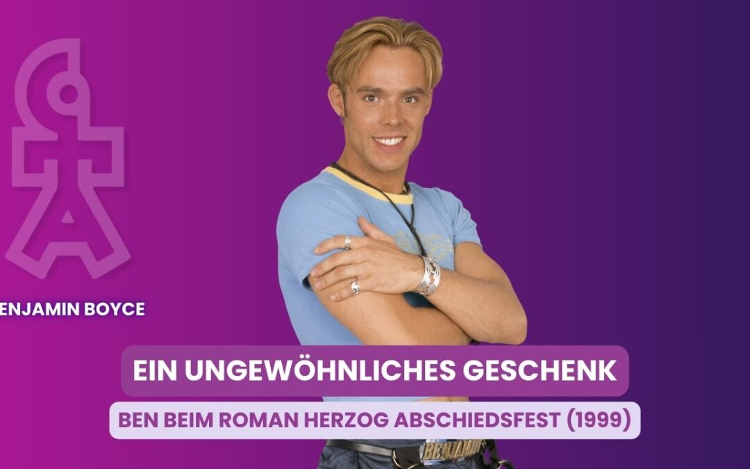 Abschiedsparty von Roman Herzog 1999: Das ungewöhnliche Geschenk von Benjamin Boyce!