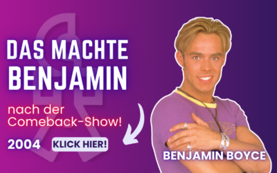 McDonalds Chart Show 2004: Benjamin verriet seine Pläne!