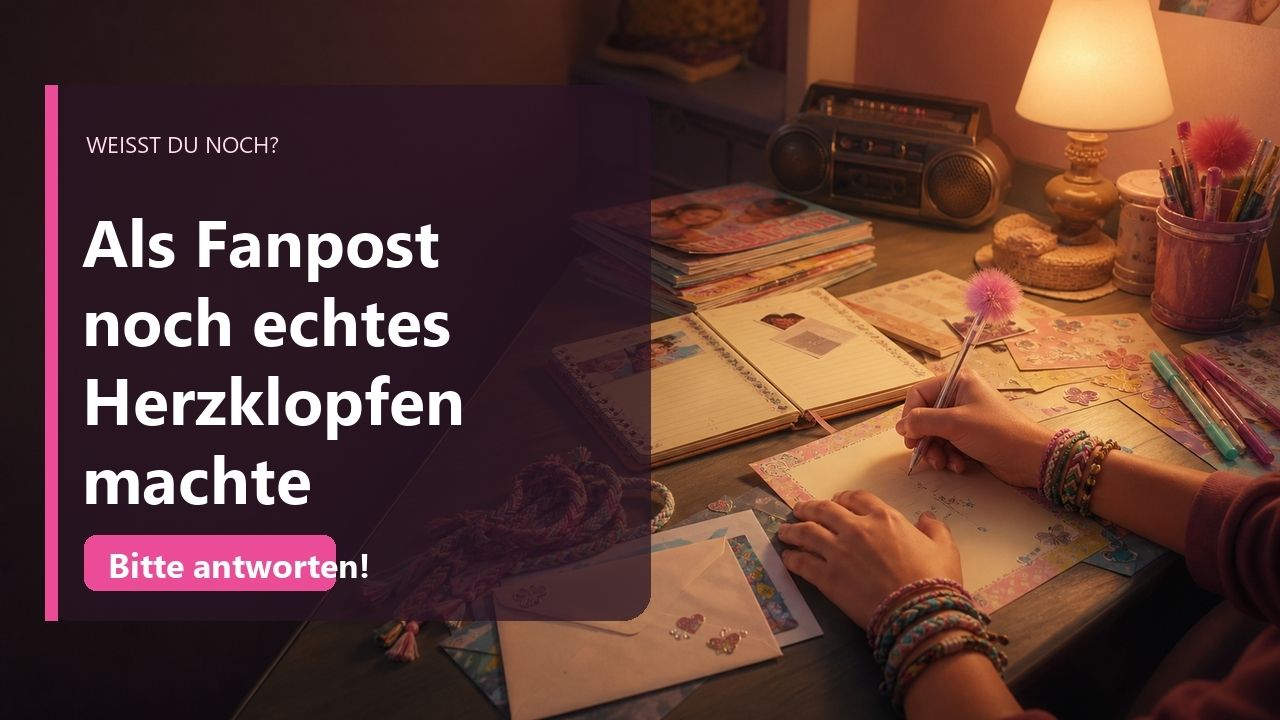 Fanpost in den 90ern Fanpost in den 90ern