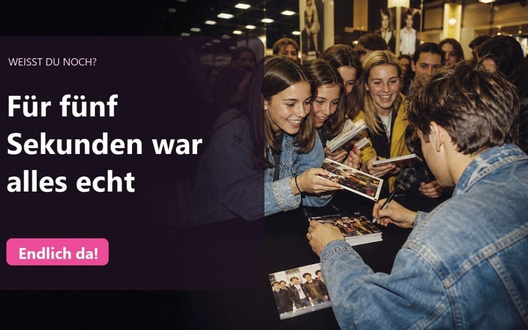 Für fünf Sekunden war alles echt! Boyband-Autogrammstunde in den 90ern