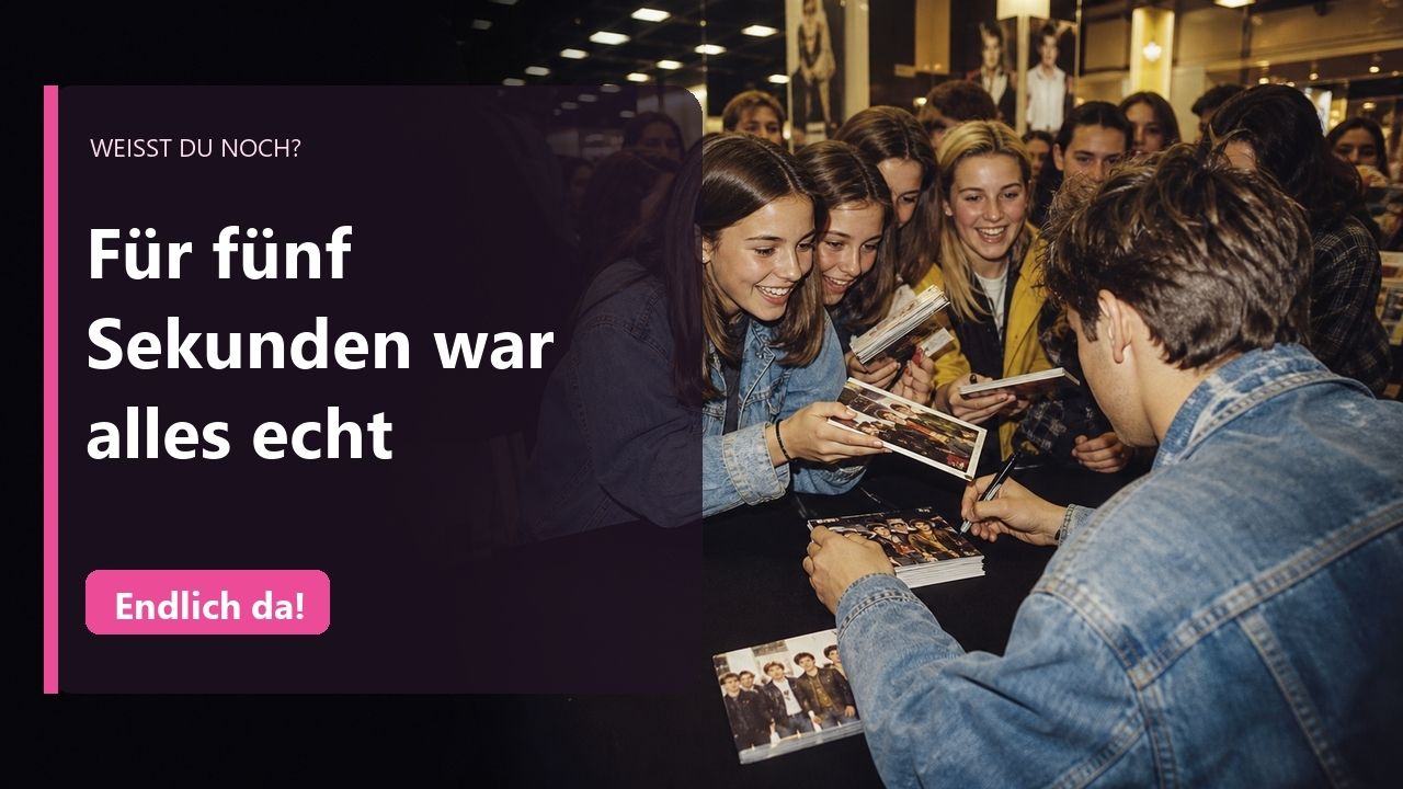 Boyband-Autogrammstunde Boyband-Autogrammstunde